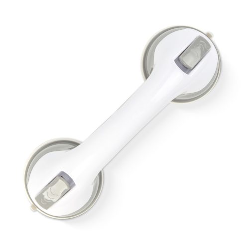 Fürdőszobai kapaszkodó - tapadókorongos - műanyag - fehér - 30 cm