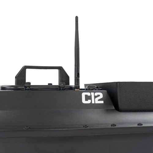 Etetőhajó C12 hátrakidobós fekete