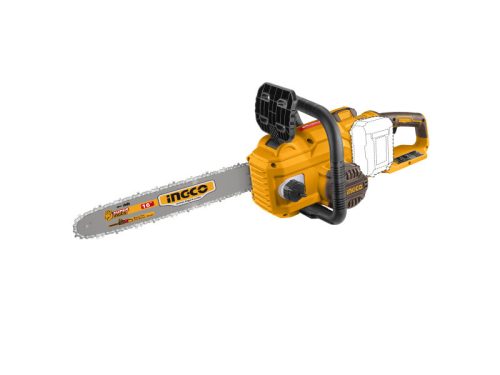 INGCO Akkus láncfűrész 400 mm szénkefe nélküli 2 x 20 V (2 x 4,0 Ah akku + töltő)