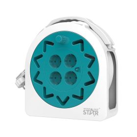 WinningStar - Kábeldob 20 m kábellel - 4 x 230 V aljzat