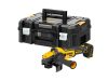 DEWALT Akkus sarokcsiszoló 125 mm 18 V ford. szabályzós (akku + töltő nélkül, TSTAK)