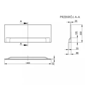 Dida/Wivea 140 hosszú előlap