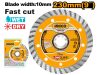 INGCO Gyémánt vágókorong 230 x 10 x 22,2 mm turbó