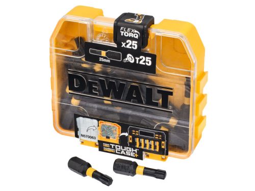 DEWALT Flextorq bithegy T25 x 25 mm Tough Case dobozban (25 db)