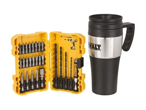 DEWALT Bithegy készlet 25 részes + Kávés bögre