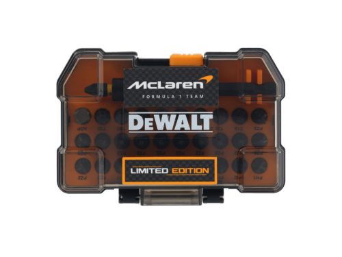 DEWALT/McLaren Bithegy készlet 32 részes Impact Ready bithegytartóval