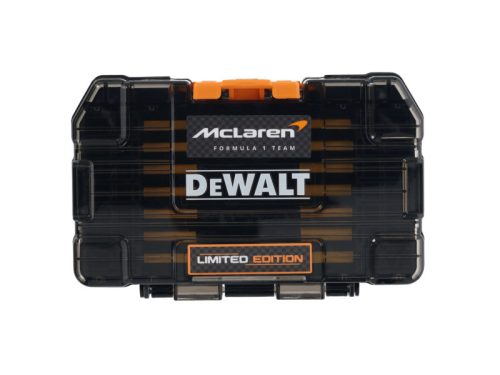 DEWALT/McLaren Bithegy készlet 28 részes Impact Ready bithegytartóval TOUGH CASE-ben