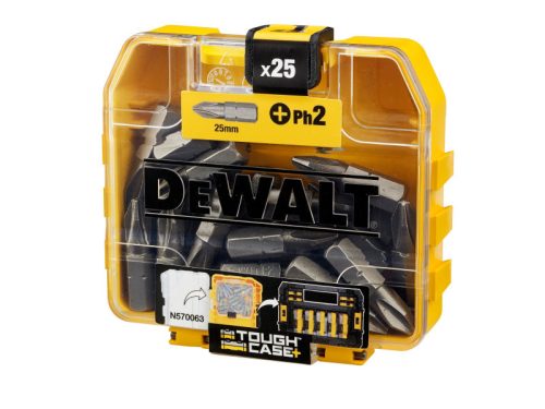 DEWALT Bithegy PH2 x 25 mm Tough Case dobozban (25 db)