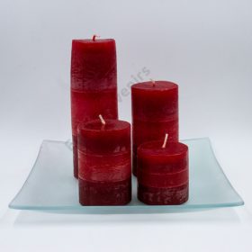 ADVENTI DÍSZ 1/12 PIROS