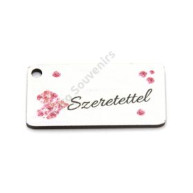 FA TÁBLÁCSKA- SZERETETTEL 6,5 cm