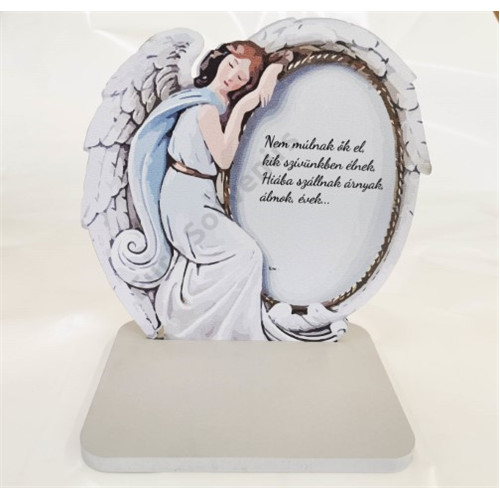 TALPAS SZÍV - ANGYAL FELIRATOS 22 cm