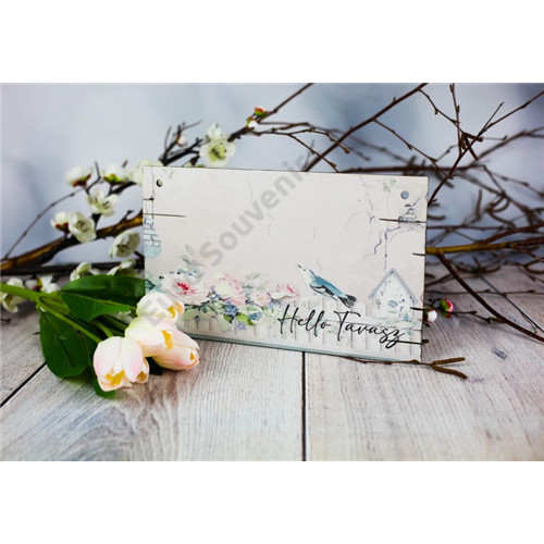 DESZKA KOPOGTATÓ ALAP FEKVŐ,ROMANTIKUS 25x15 cm