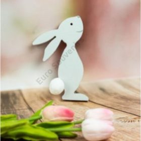 NYUSZIKA FÁBÓL POMPOMMAL 15 cm