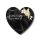 KEGYELETI SZÍV- MÁRVÁNYOS FEKETE "Emléked örökké..." 6x6,5 cm