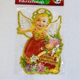 PAPÍR DÍSZ,ANGYALOS 10/800 25x37 cm