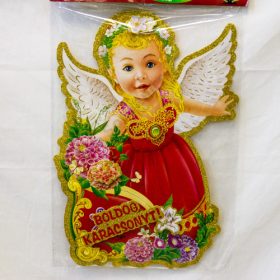 PAPÍR DÍSZ,ANGYALOS 10/400 35x54 cm