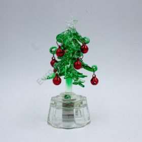 ÜVEG FENYŐFA 1/240 VILÁGÍTÓ 4x10 cm