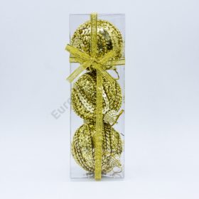 GÖMB 3 DB 1/240 ARANY 18x6 cm