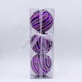 GÖMB 3 DB 1/96 LILA 7x7 cm