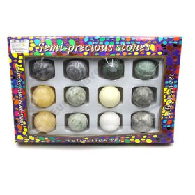 MÁRVÁNYGOLYÓ 12 DB  1/36 3,5 CM