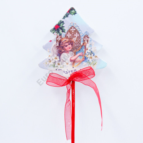 PÁLCÁS DÍSZ 1/2400 KARÁCSONYI 7x28 cm