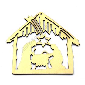 FA DÍSZ 1/750 KARÁCSONYI 14x14 cm