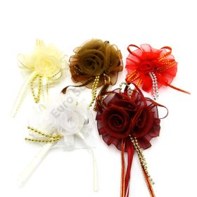 ORGANZA VIRÁG 100/5000 6 cm