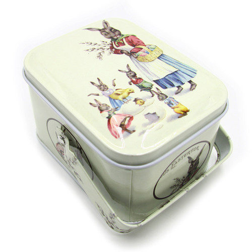 DOBOZ HÚSVÉTI FÉM 1/72 8X11X6,5 CM 4 FÉLE