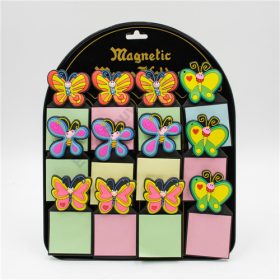 HŰTŐMÁGNES 12/720 LEPKÉS NOTESSZEL  5x10 cm