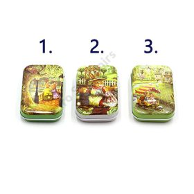 FÉMDOBOZ NYUSZIS 36/720 5x7,5x2 CM 3 FÉLE