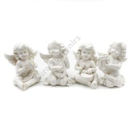 ANGYAL ÜLŐ HANGSZERREL 4/240 10x7x5 cm 4 FÉLE