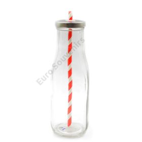 ÜVEG SZÍVÓSZÁLLAL 1/72  19x6 cm 450 ml