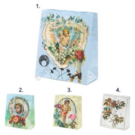AJÁNDÉKTASAK ANGYALOS 12/720 21x26 cm 4 FÉLE