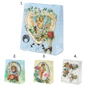 AJÁNDÉKTASAK ANGYALOS 12/600 26x32 cm 4 FÉLE