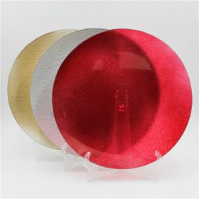 ÜVEGTÁNYÉR 6/36 30CM 3 SZÍNBEN 29 cm