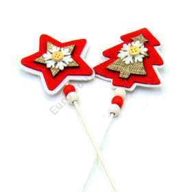 FILCDÍSZ KARÁCSONYI PÁLCÁS 12/1200 2 féle 27 cm