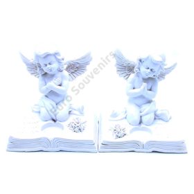 ANGYAL MÉCSESTARTÓVAL 1/24 16x14 cm 2 FÉLE