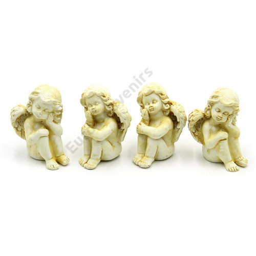 ANGYAL ÜLŐ 4/480 6x3,5x4 cm 2 FÉLE SÁRGA