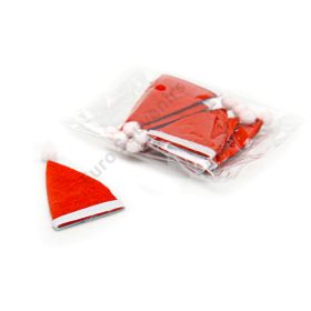 MIKULÁSSAPKA MINI 12 db 8x4,5 CM