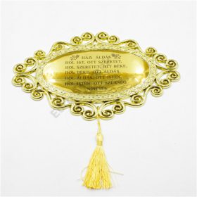 HÁZI ÁLDÁS 1/300 ARANY 26x16 cm