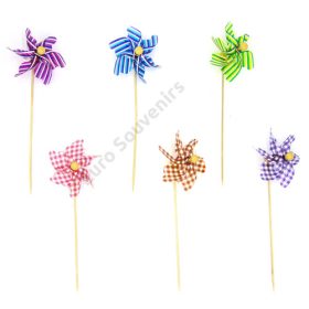 SZÉLFORGÓ CSÍKOS, KOCKÁS 12/1200 24x8 cm 6 FÉLE