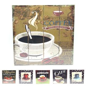 FALIKÉP 1/50 TÖBBFÉLE KÁVÉS 30x30 cm