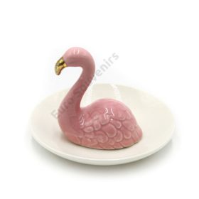 GYŰRŰTARTÓ FLAMINGÓS 1/64 10x7 cm