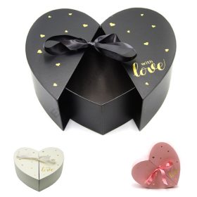 PAPÍRDOBOZ SZÍV 1/16 33x31x11 cm 3 SZÍNBEN