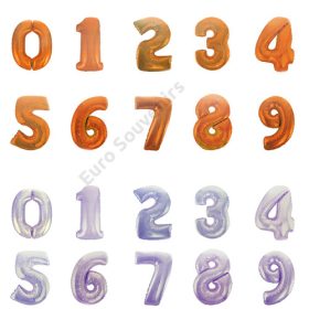 LUFI SZÁM 0-9   25/1000  ROSEGOLD,EZÜST 100cm