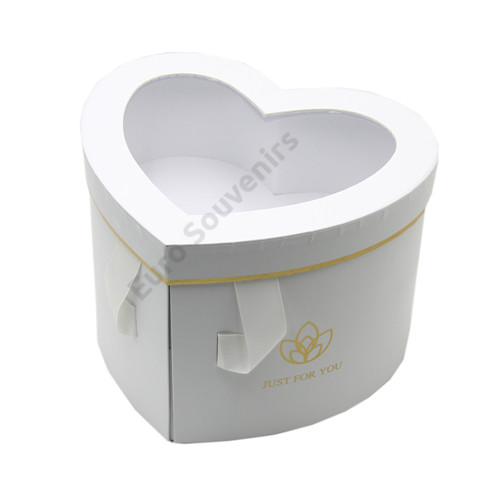 PAPÍRDOBOZ SZÍV 1/18 23,2x21x16,5 cm 4 SZÍNBEN