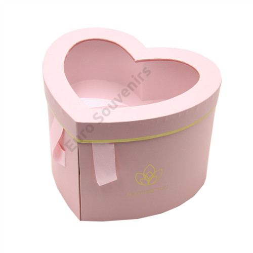 PAPÍRDOBOZ SZÍV 1/18 23,2x21x16,5 cm 4 SZÍNBEN