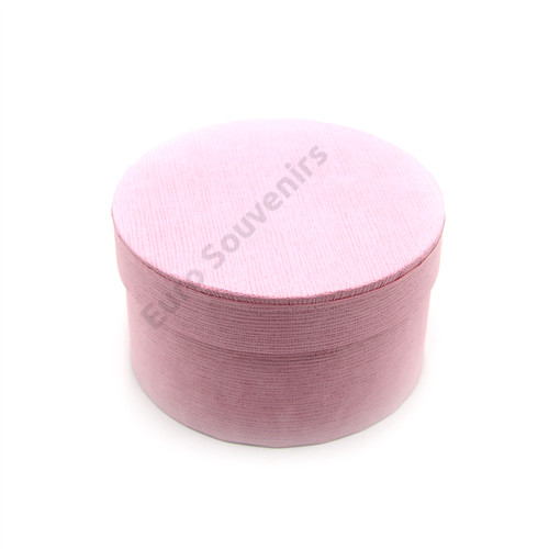 PAPÍRDOBOZ KEREK 4/96 14x8 cm RÓZSASZÍN