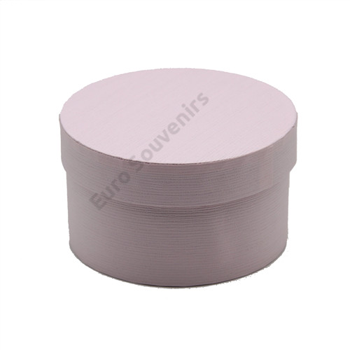 PAPÍRDOBOZ KEREK 4/96 14x8 cm RÓZSASZÍN