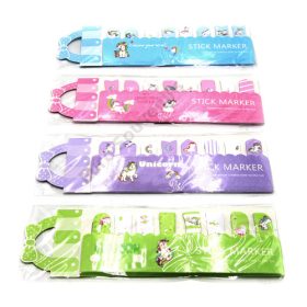 STICKY MARKER UNIKORNISOS 60/1200 4 FÉLE 6,5x19 CM